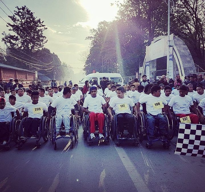 You helped make the first ever Kathmandu Wheelchair Marathon happen!